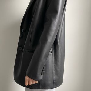 Zara Black Leather Jacket